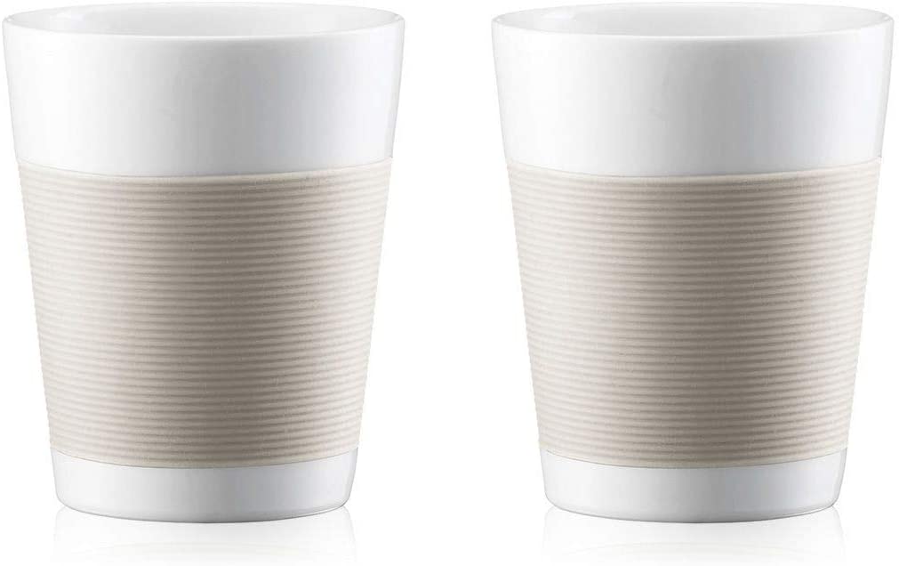 Bodum Canteen Double Walled Mug, Medium, 0.2 Litre - White