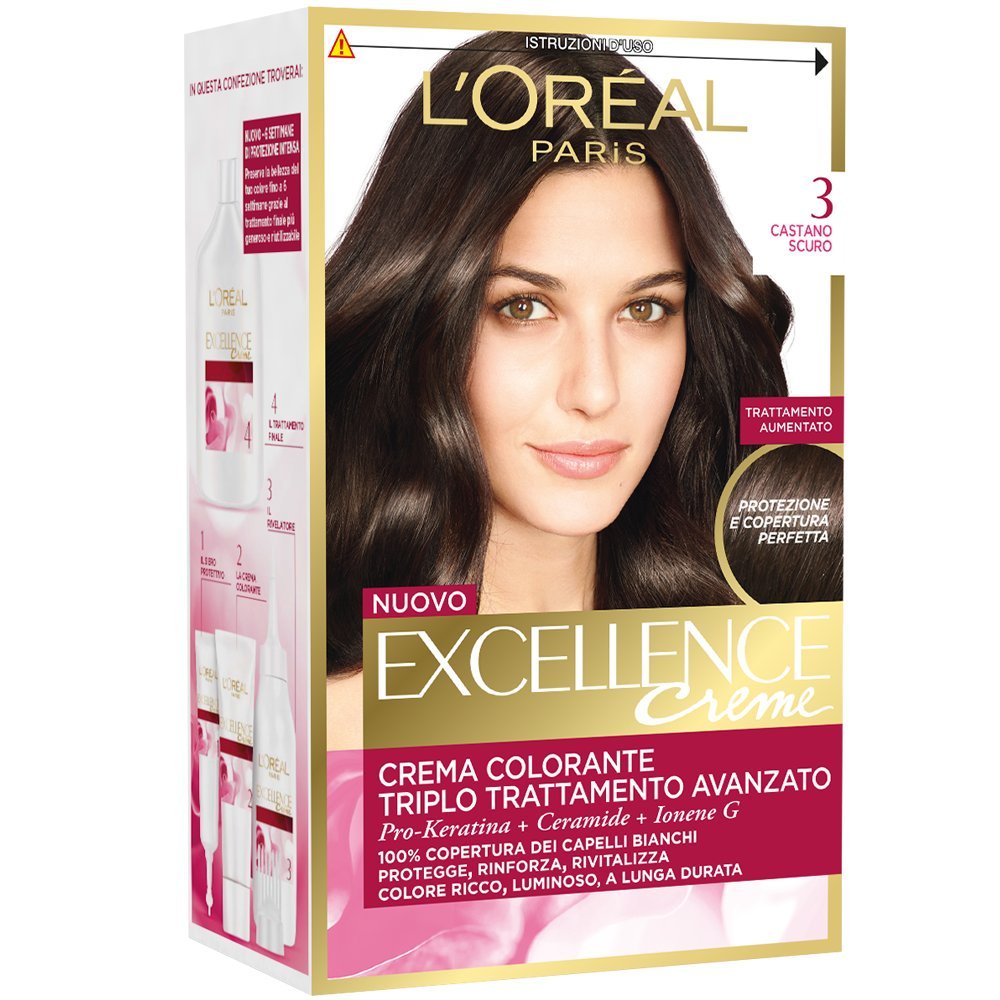 L\'Oreal Paris Excellence Colour Cream 3 Dark Brown