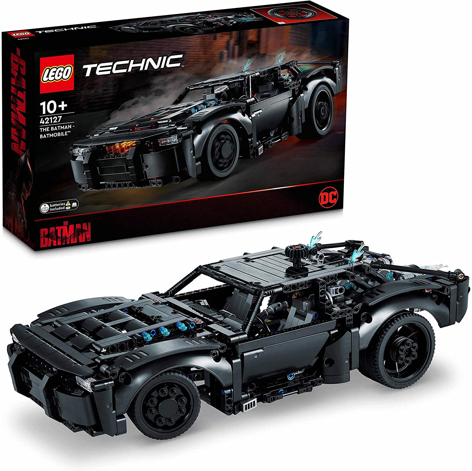 LEGO 42127 Technic BATMANS BATMOBIL Spielzeugauto, Modellauto-Bausatz aus d