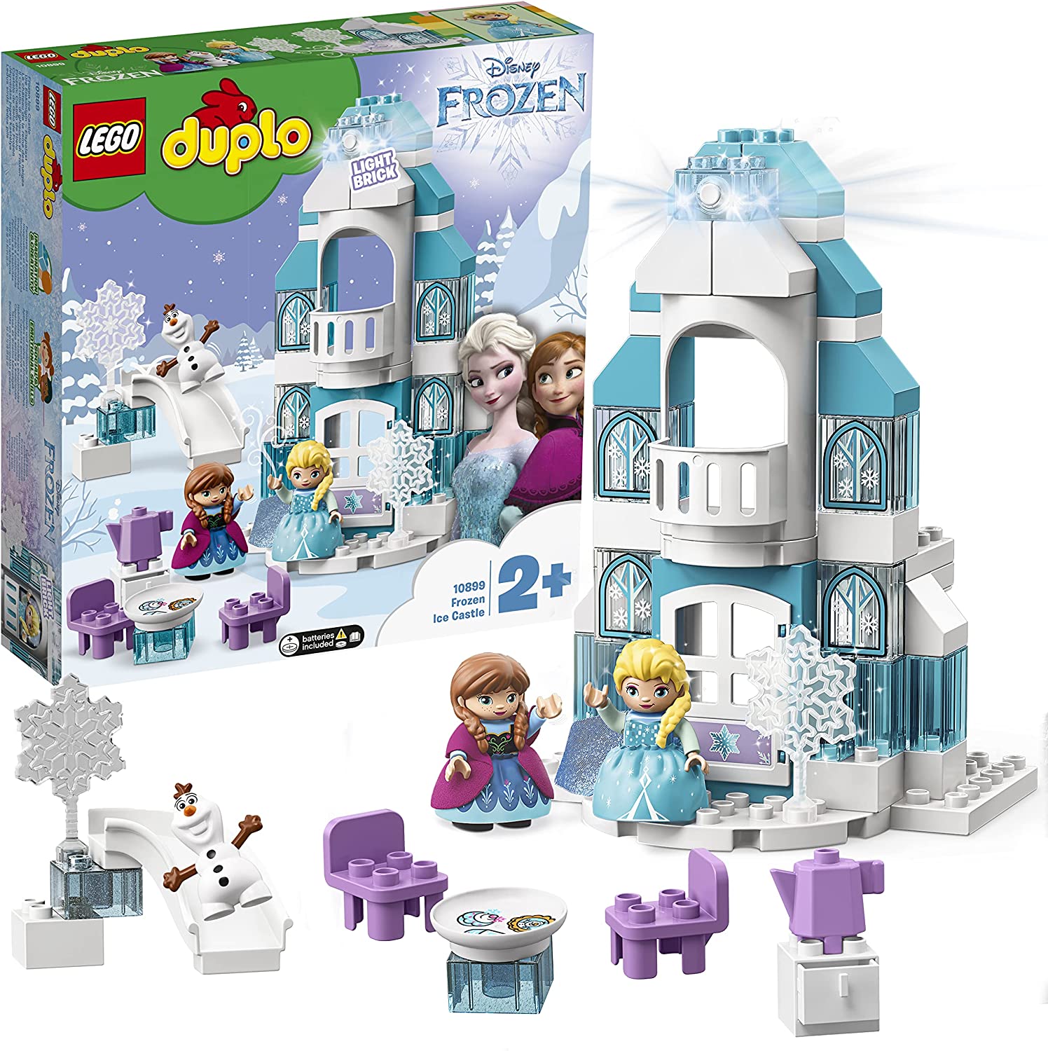 LEGO 10899 Duplo Elsas ice palace, building blocks, multi-colour.