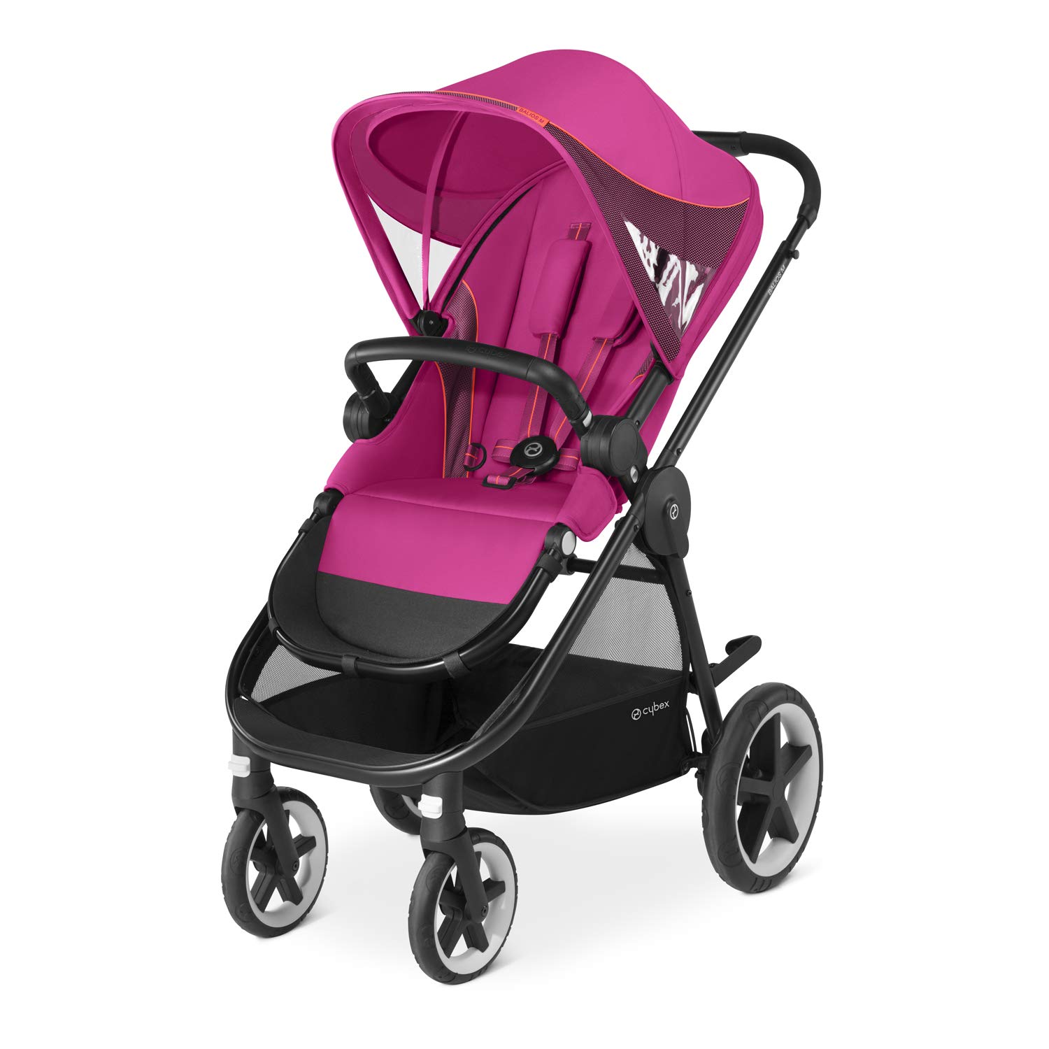 CYBEX Gold Balios M Pushchair with Reversible Comfort Seat and Safety Bar, from 6 Months to 17 kg (Approx. 4 Years), Passion Pink