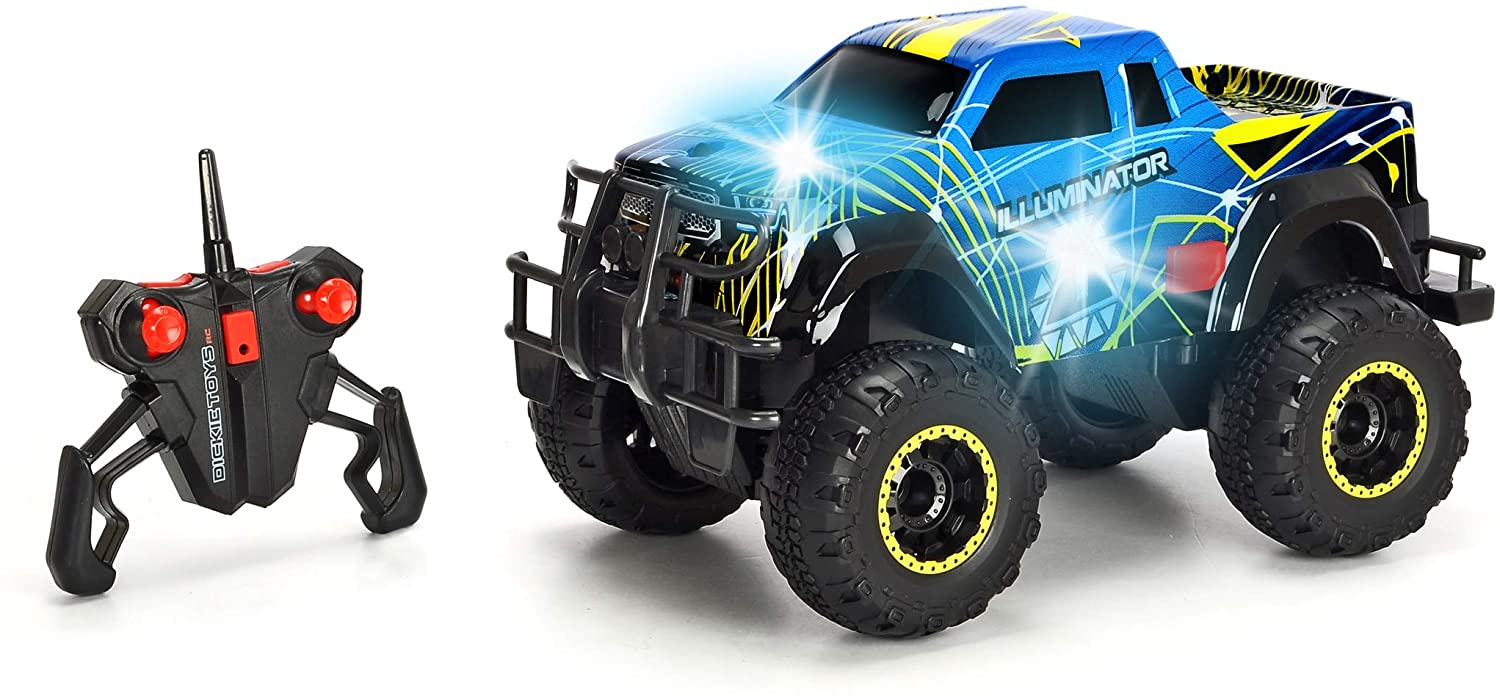 Dickie Toys 201119125 Rc Iluminator Remote Control Vehicle With Light And S