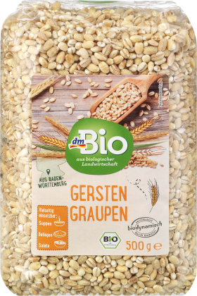 Grain, barley gray, Demeter, 500 g