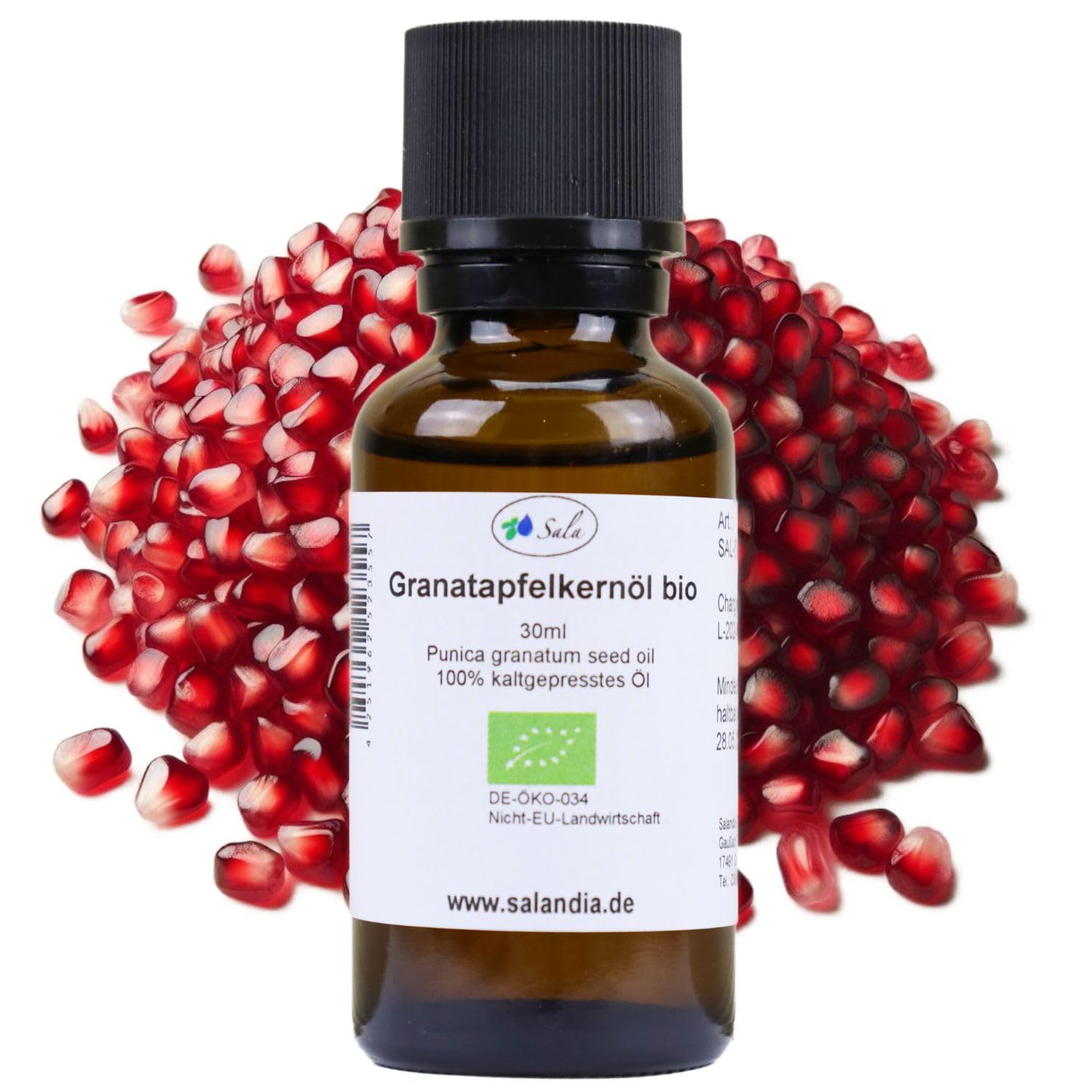 Sala Pomegranate Seed Oil Cold Pressed Organic (30 ml)