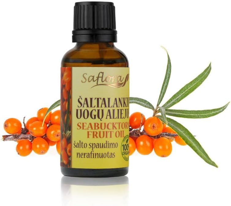100% Pure Sea Buckthorn Oil 30ml Cold Pressed
