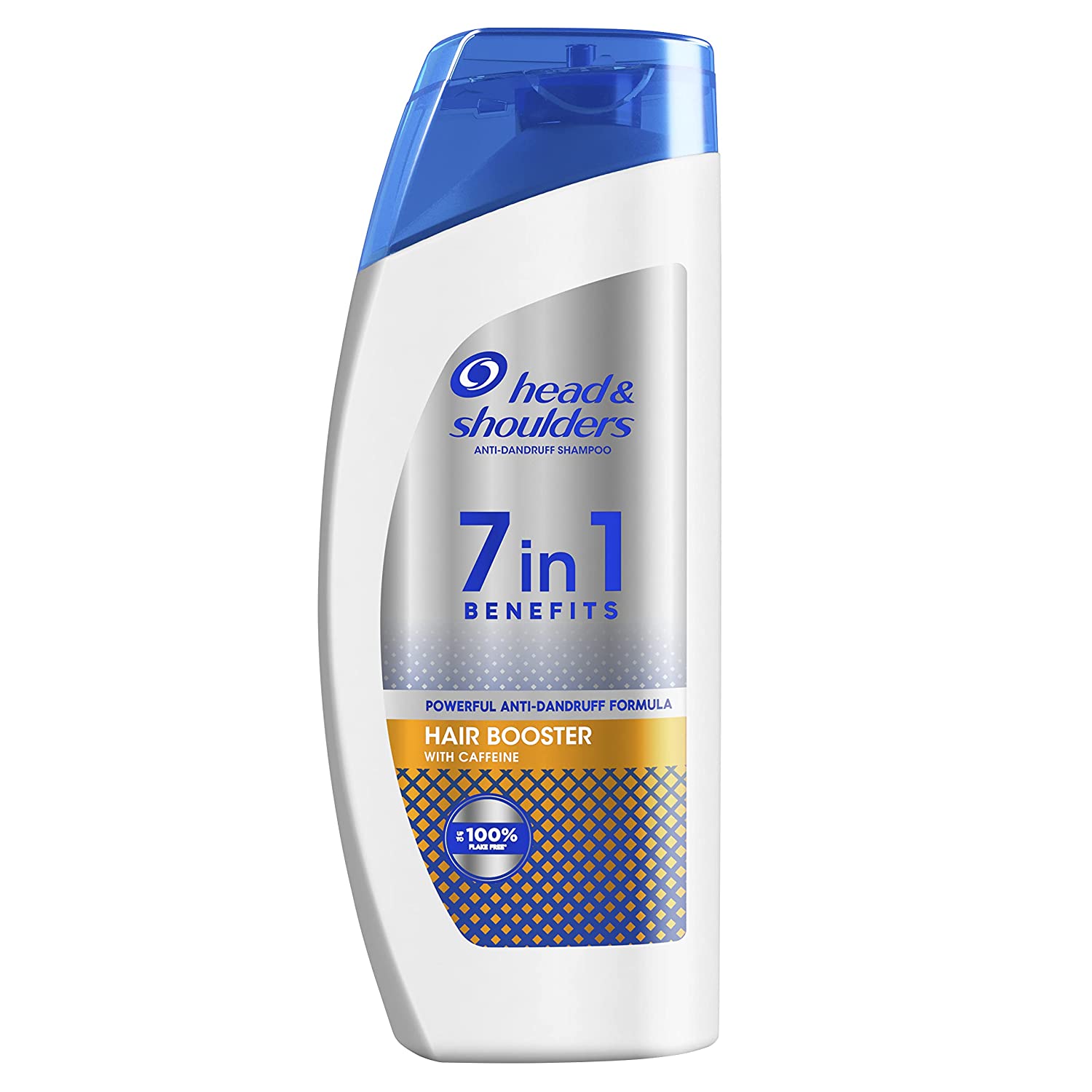 head&shoulders Head & Shoulders 7-in-1 Anti-Dandruff Shampoo Hair Booster, 750 ml - Clinically Proven & Dermatologically Tested, ‎blau/weiß