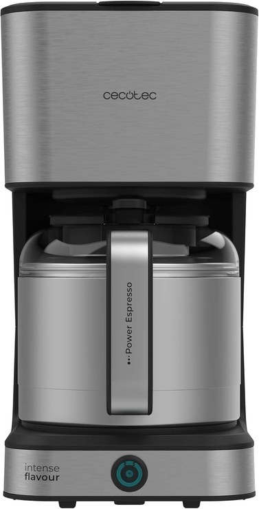 Cecotec Coffee 66 Drop & Thermal Drip Coffee Machine, 950 W, 1.5 L, 12 Cups, Extreme Aroma Technology, Drip Stop Function, Water Level Indicator, Reusable Mesh Filter, Overheating Protection