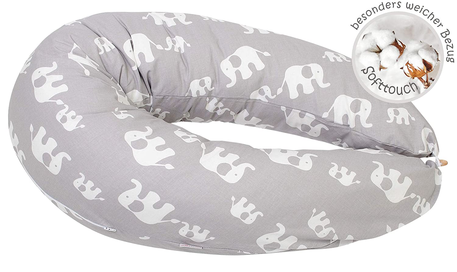 Hobea Germany Breastfeeding Pillow Nursing Pillow Support Cushion Body Pill