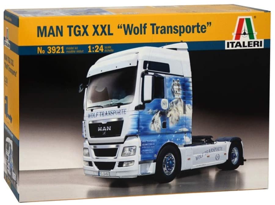 Italeri 1: 24 3921 – Man Tgx Xxl Wolf Transporte, Farhrzeug