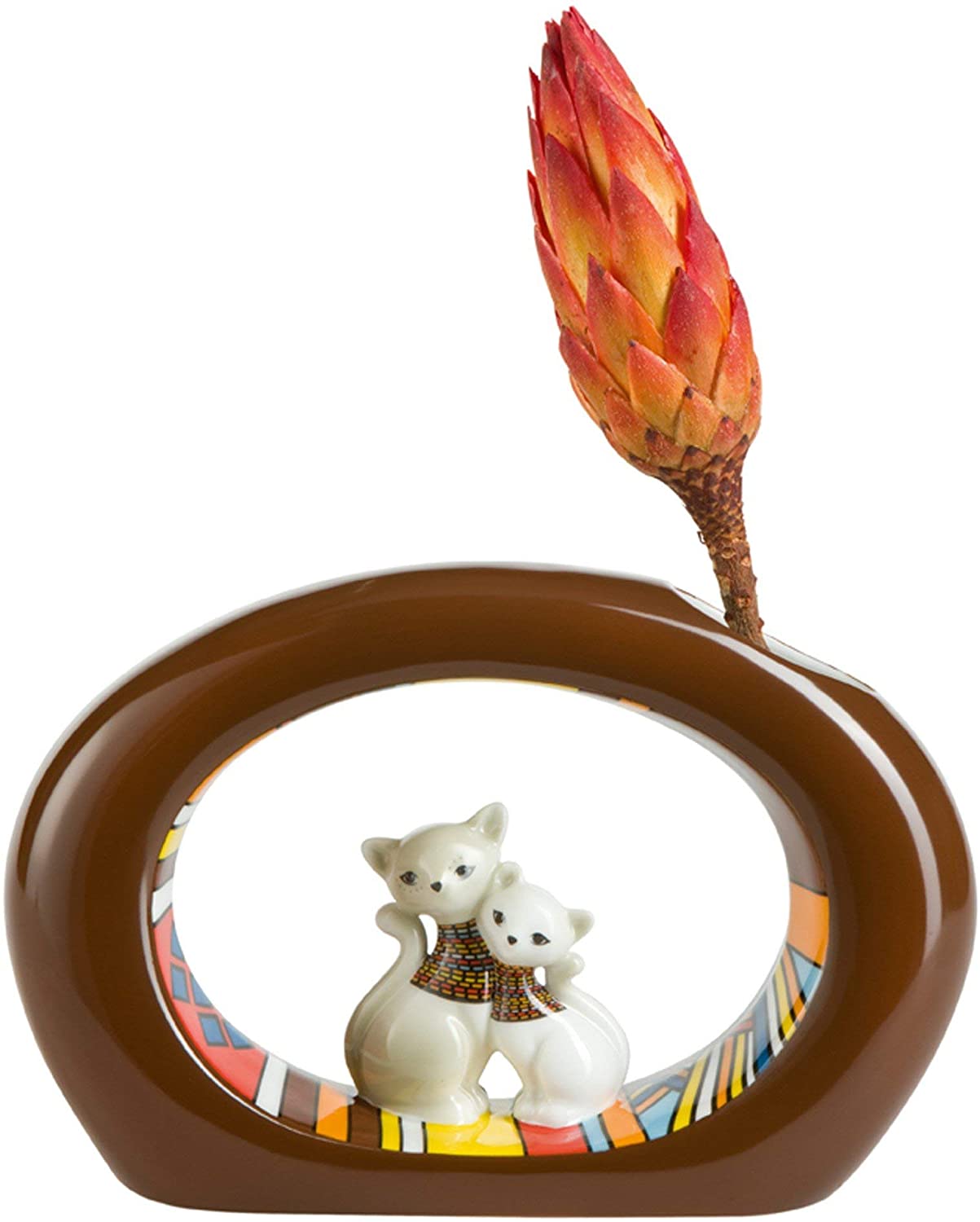 Goebel 66-914 Decorative Figurine 800/28/5 Afrikan Kitty Porcelain Vase