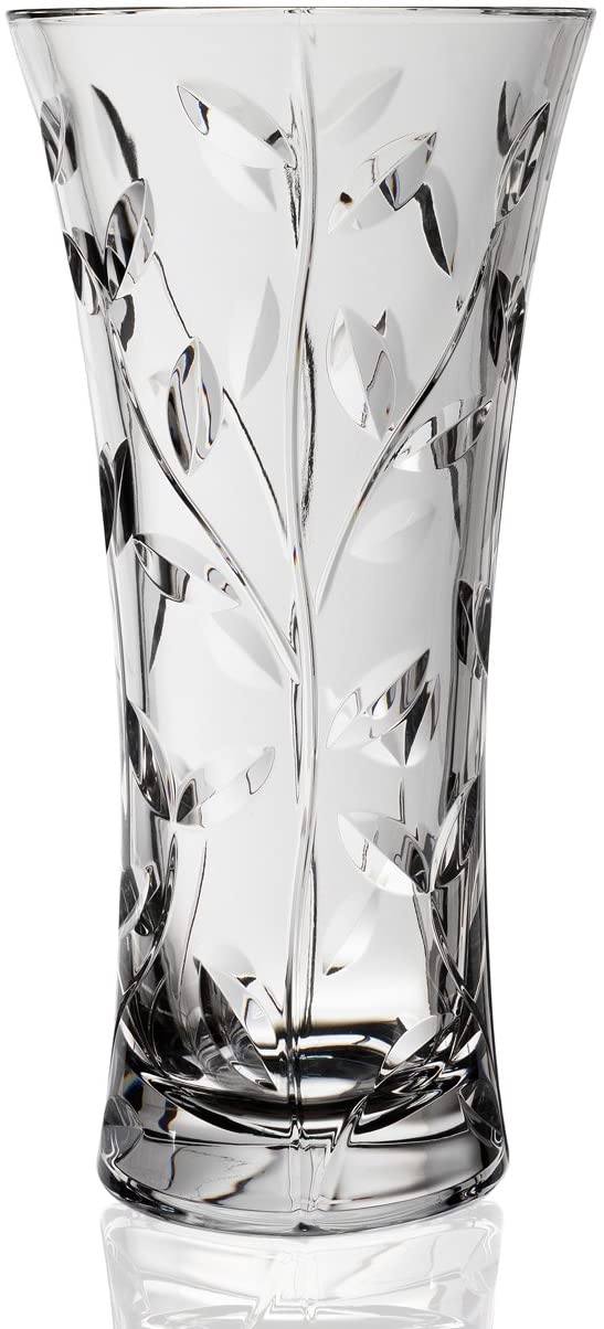 RCR Laurus Vase, Glass, Transparent, 25 cm