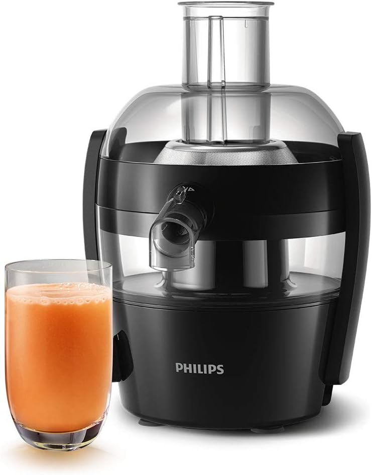 Philips HR1832/01 Viva Collection Compact Juicer, 1.5 L, 500 W, Black