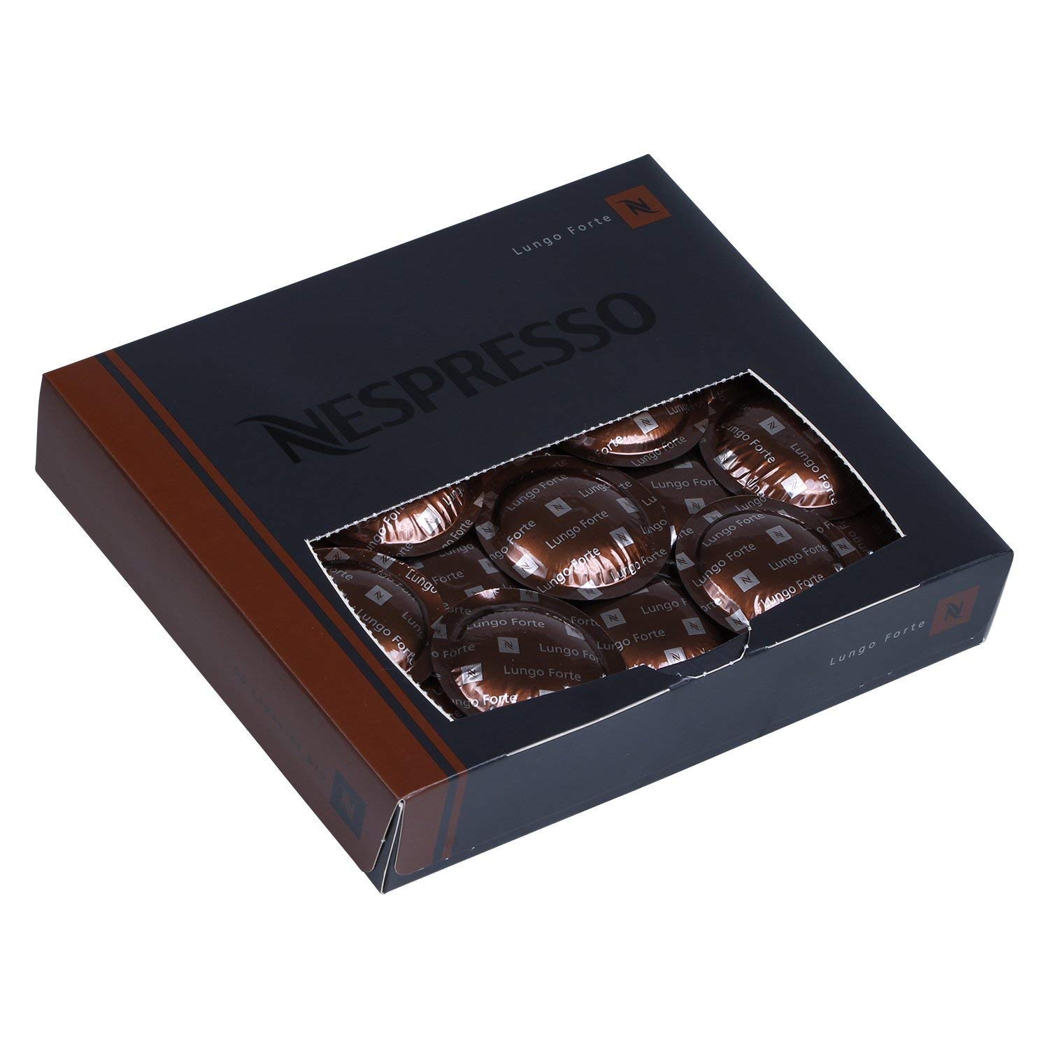 Nespresso Capsules per Pads – 50x Lungo Forte for Nespresso Set Pro Systems