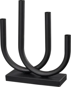 Tonis candle holder, black, 1 pc