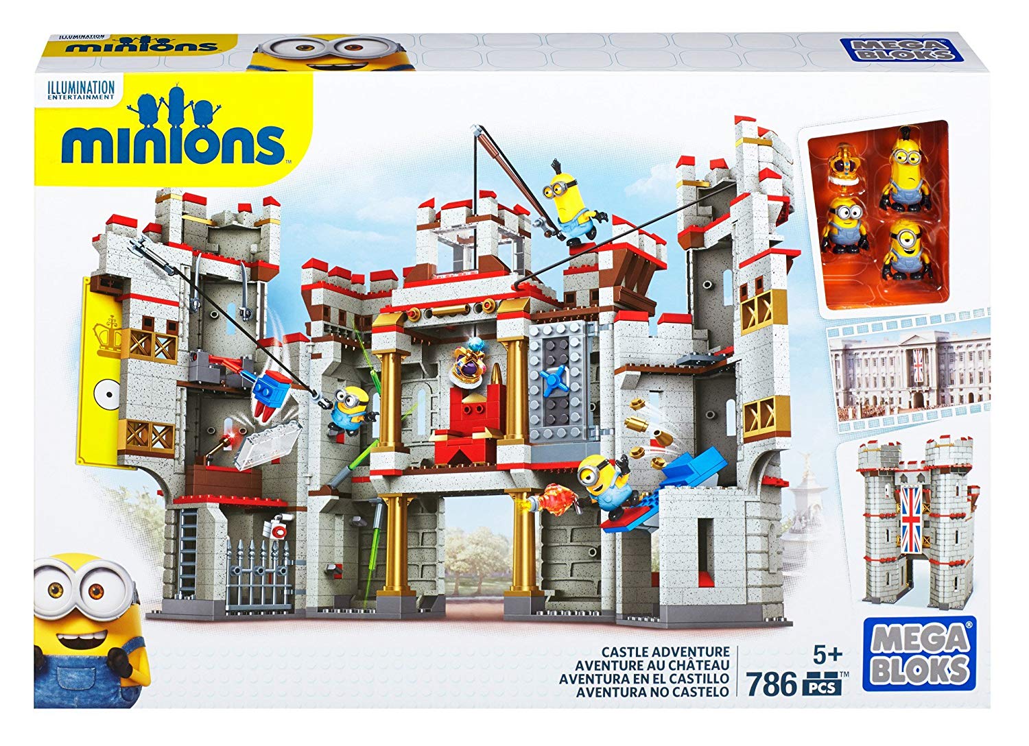 Mega Bloks Minions Castle Adventure Building Set