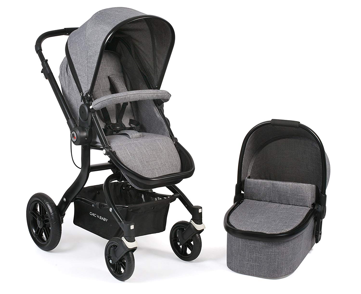 CHIC 4 BABY Tano 173 32 Combi Pushchair Jeans Grey