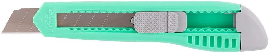 D.RECT 2075 Cutting Knife Blade 18 mm Utility Knife Cardboard Knife Multi-Purpose Knife Safety Knife Craft Cutter Knife