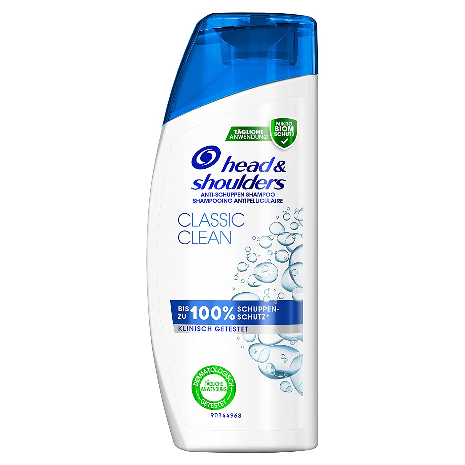 head&shoulders Head & Shoulders Classic Clean Anti-Dandruff Shampoo, Up to 100% Dandruff Protection, 90 ml, ‎white