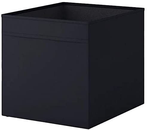 Ikea DRÖNA Box Compartment, Black (33 cm x 38 cm x 33 cm), Polyester, Black, 33 x 33 x 38 cm