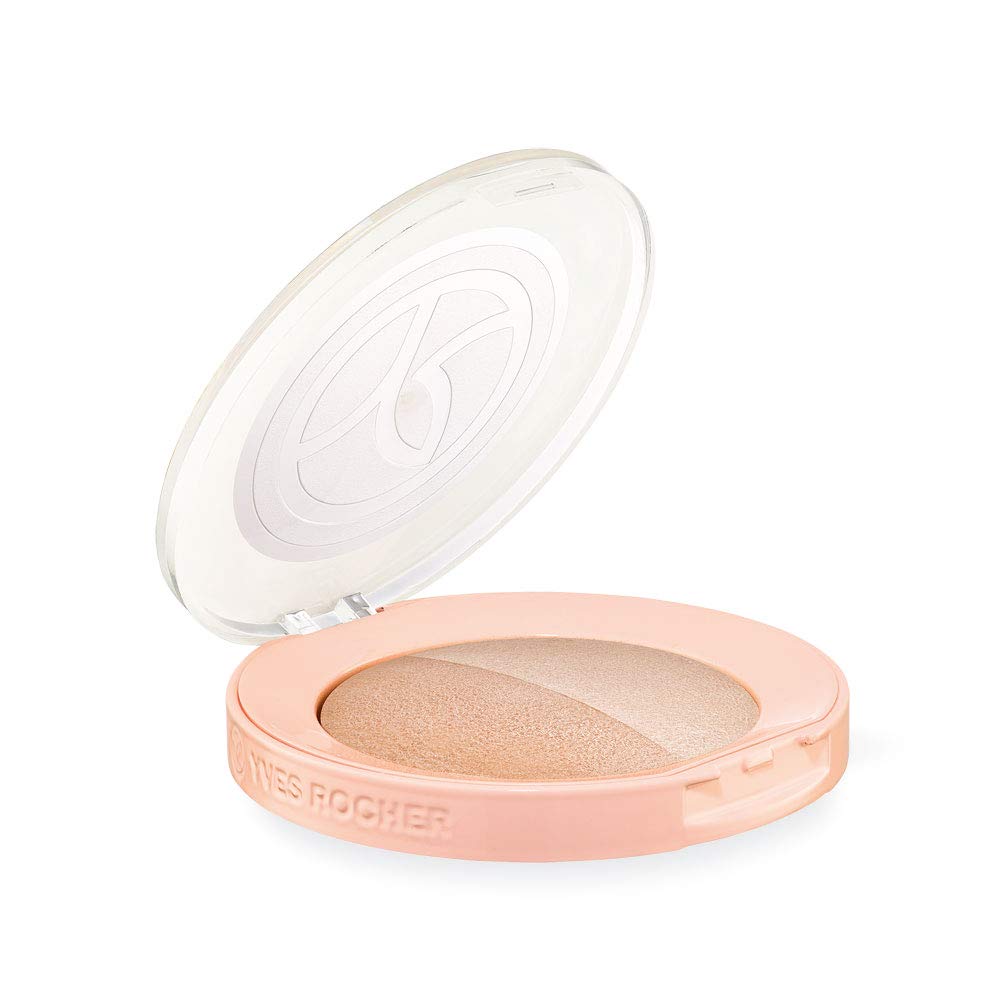 Yves Rocher COULEURS NATURE Highlighter Duo - Brings my complexion to shine - 1 x tin 6 g Doré, ‎doré