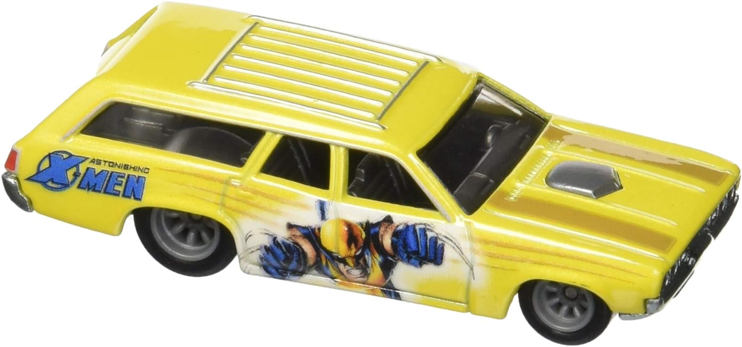 Hot Wheels Pop Culture X-Men Premium Car Set | Cars Mattel DLB45, Vehicle: \'64 Chevy® Nova Delivery
