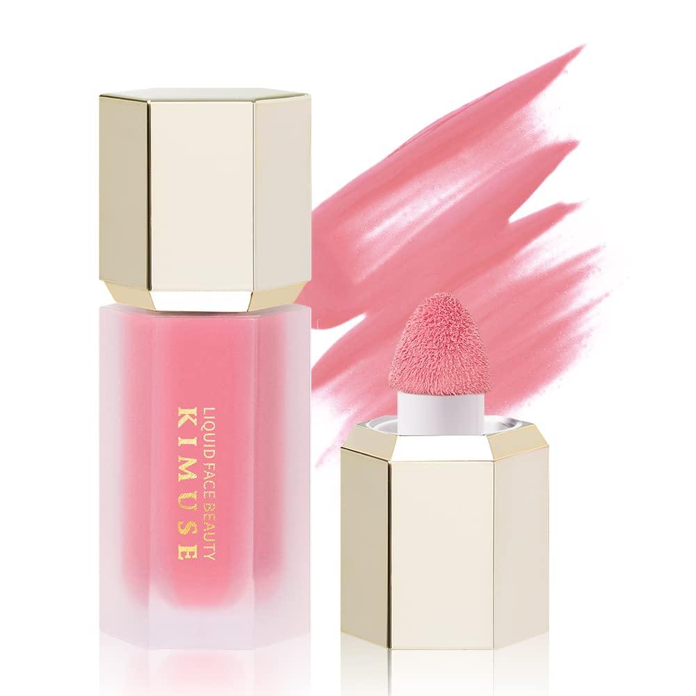 Kimuse Gel Cream Blush, Liquid Blush, Natural Look, Dewy Finish Liquid Blush, MakeUp, 4 ml (mystery cool pink)