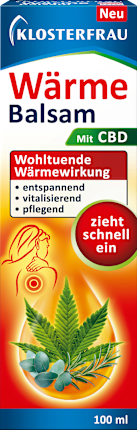 Warming balm with CBD, 100 ml