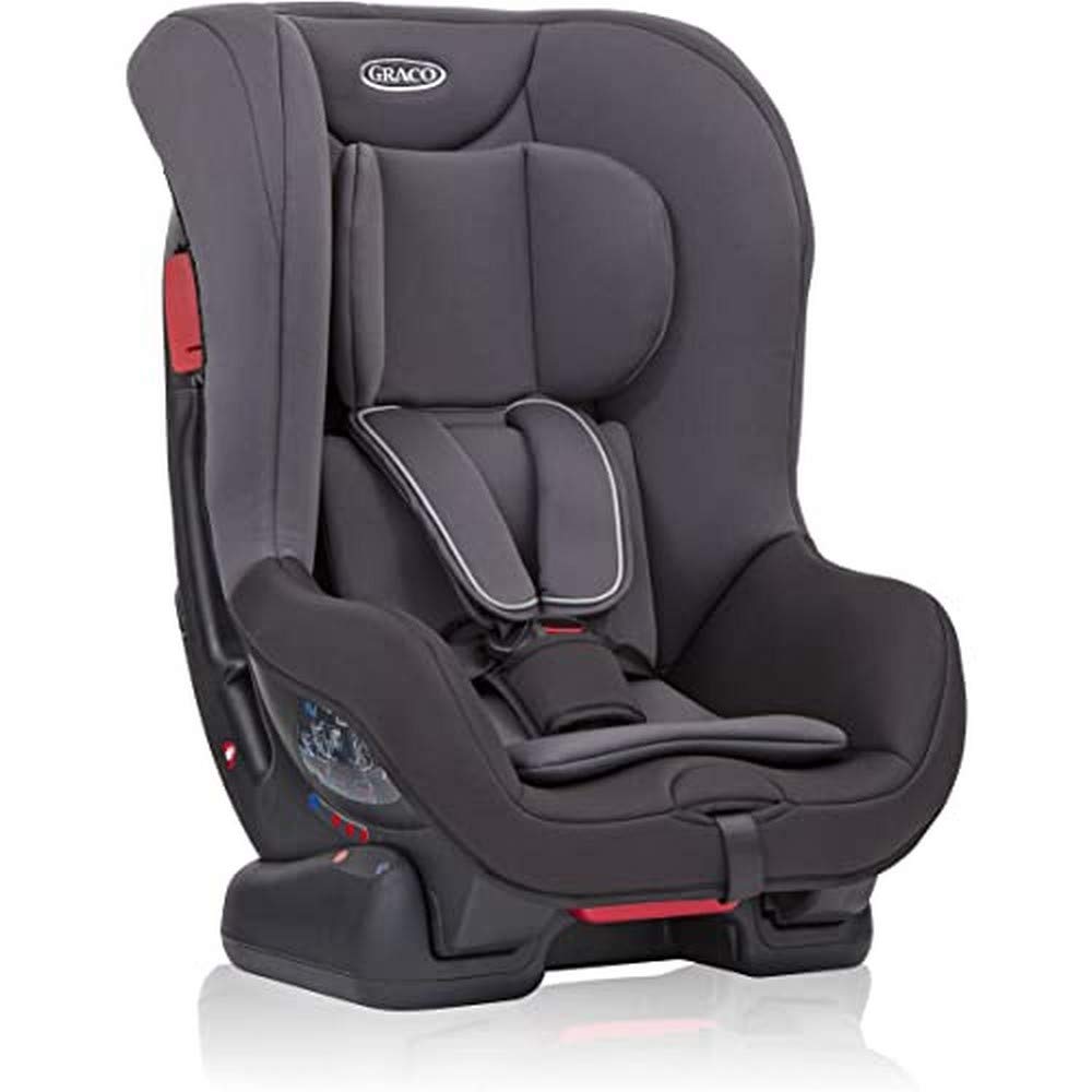 Graco Extend Reboarder Child Seat Group 0+/1, Car Seat Backward Facing from Birth to Approx. 4 Years (0-18 kg), from Approx. 9 Months (9-18 kg) Also in the Direction of Travel, Side Impact Protection, Iron
