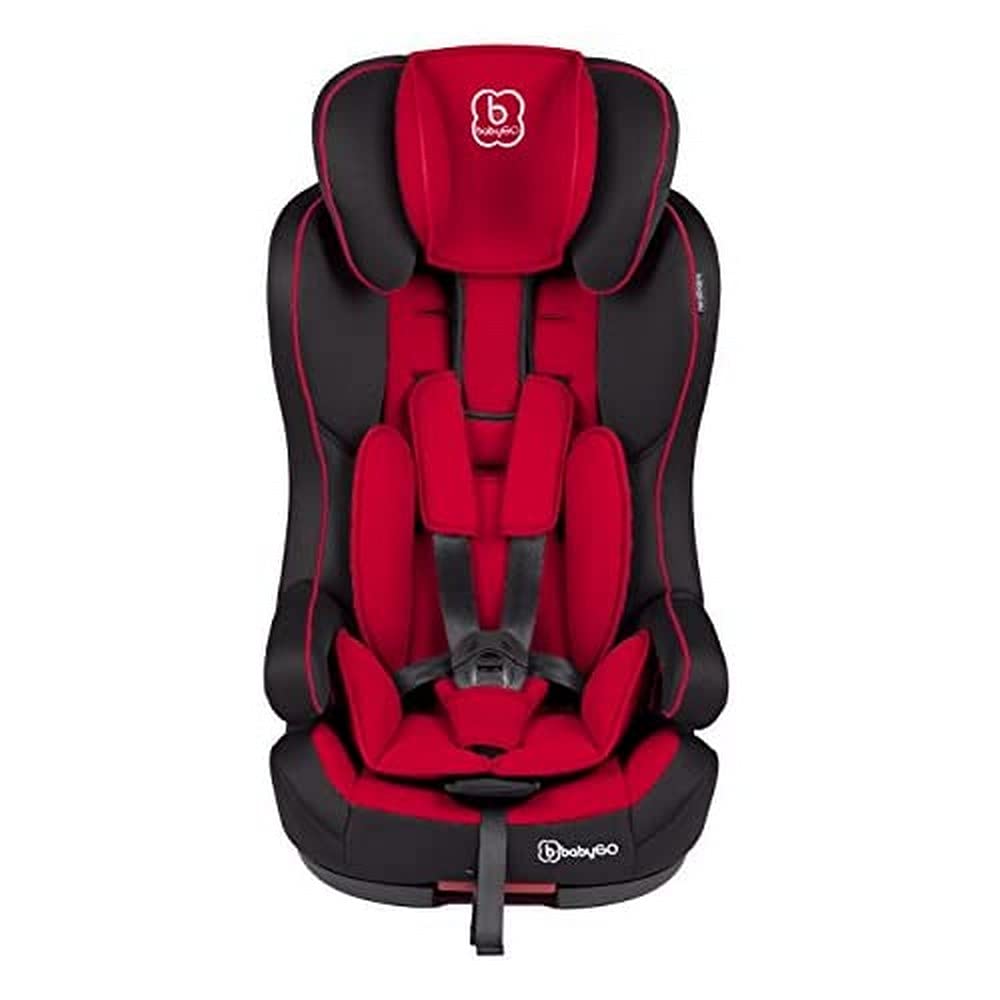 BabyGo Safe Side Protection + ISOFIX child car seat group I/II/III/II/III) red