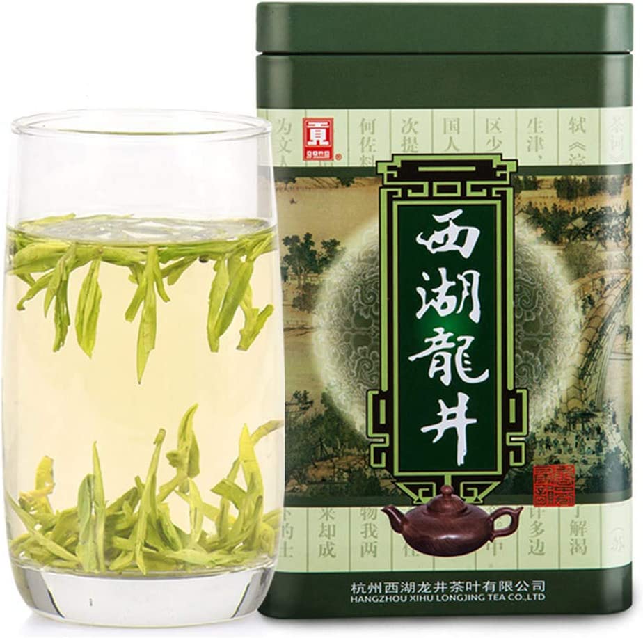 Xihu West See Dragon Fountain Tea, Longjing Green Tea Leaves, Pick Before Qingming, Plant in Longjing Village, Class A, 100 g,