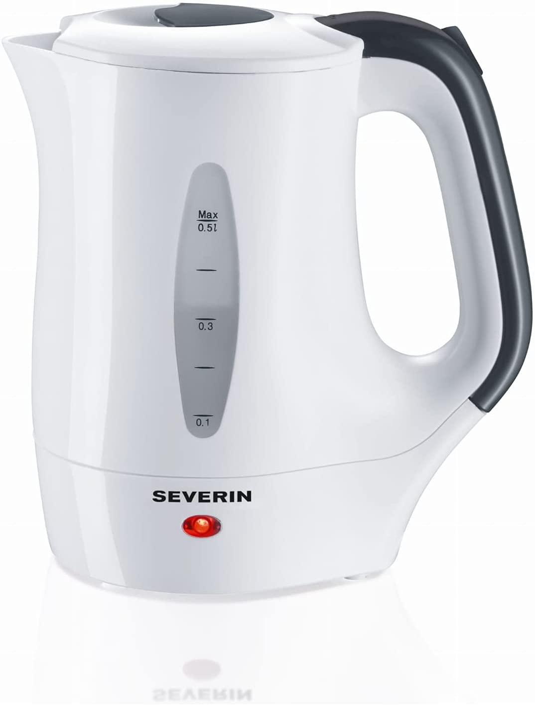 Severin WK 3644 Electric Travel Kettle with 650 Watt Power White
