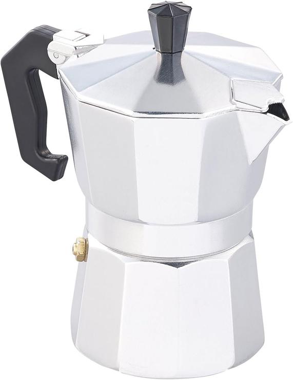 Cucina di Modena Coffee Maker: Espresso Maker for 3 Cups, for Gas, Electric Hob and Ceramic Field (Epress Maker Gas, Espresso Maker for Travel, Coffee Filter)