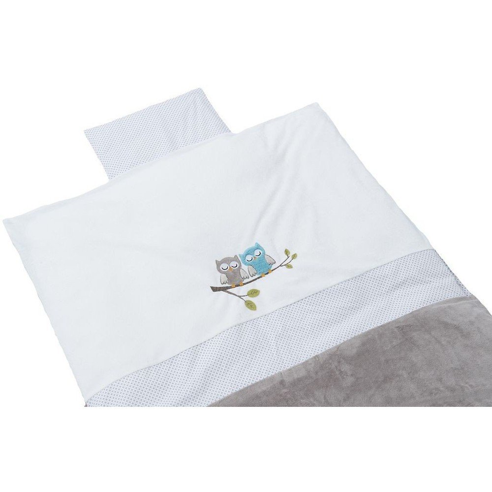 Be Bes Collection 242) Owl Taupe Bed Linen 80 X 80 Cm