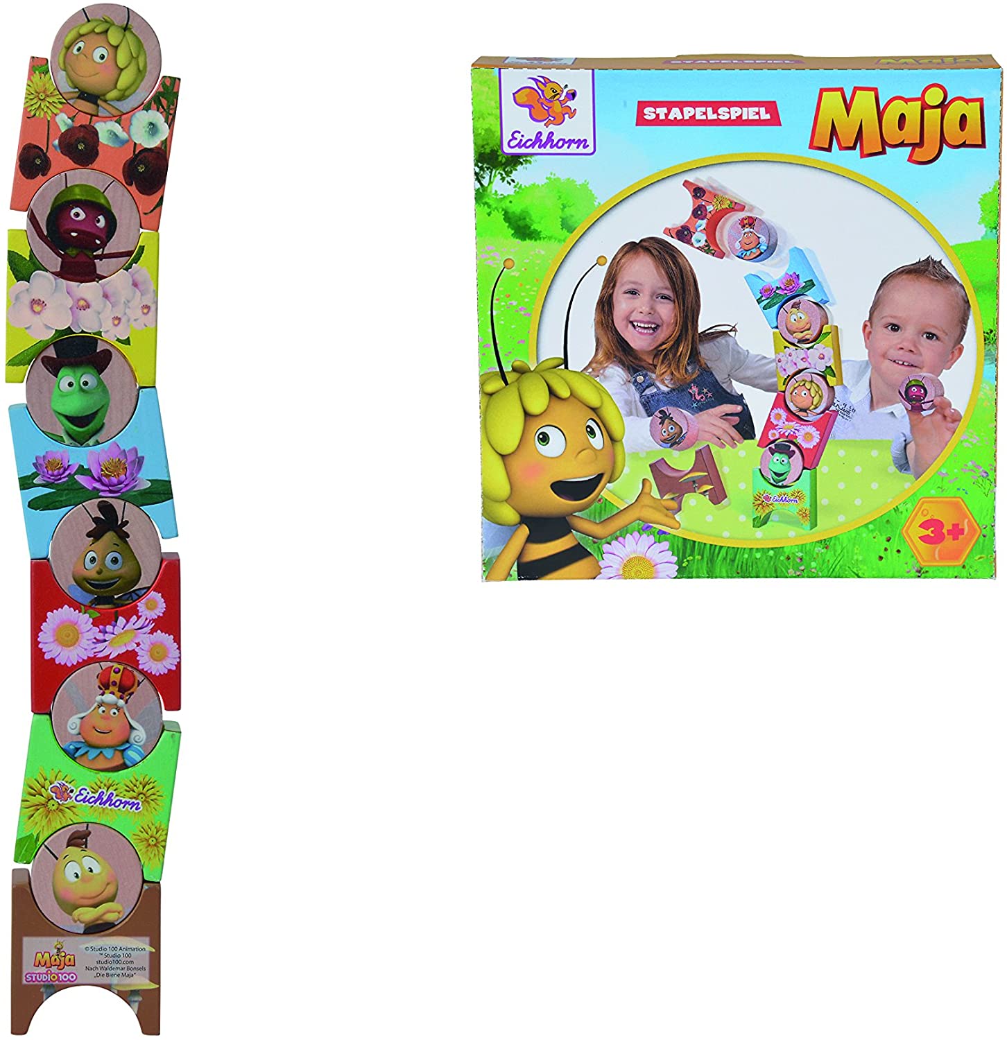 Eichhorn Maya the Bee 109345405 Stacking Animals Assorted Toys