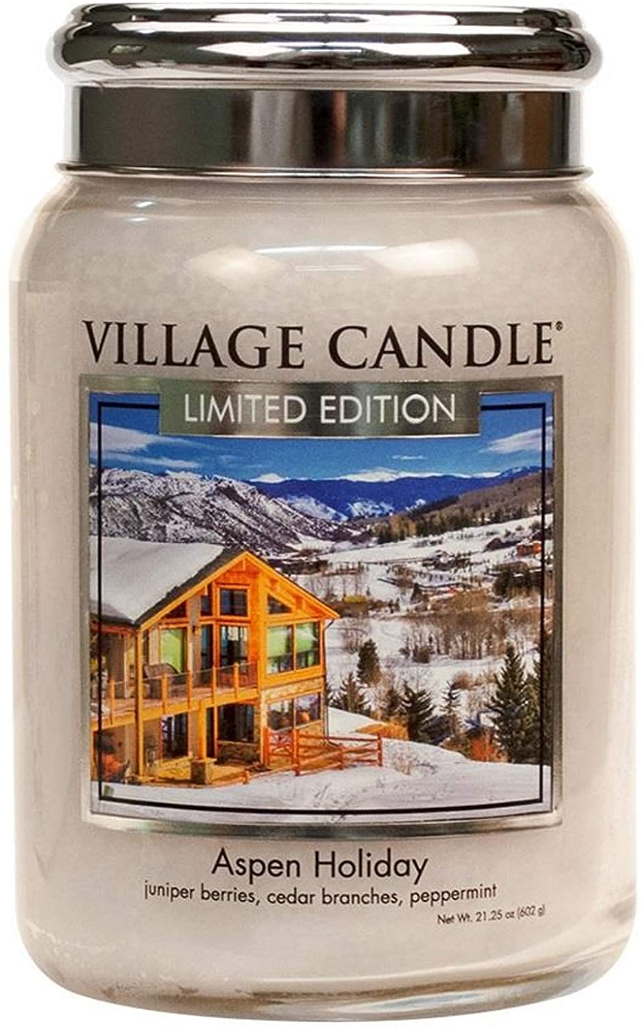 Village Candle Tradition Jar Large 626 G Aspen Holiday Le