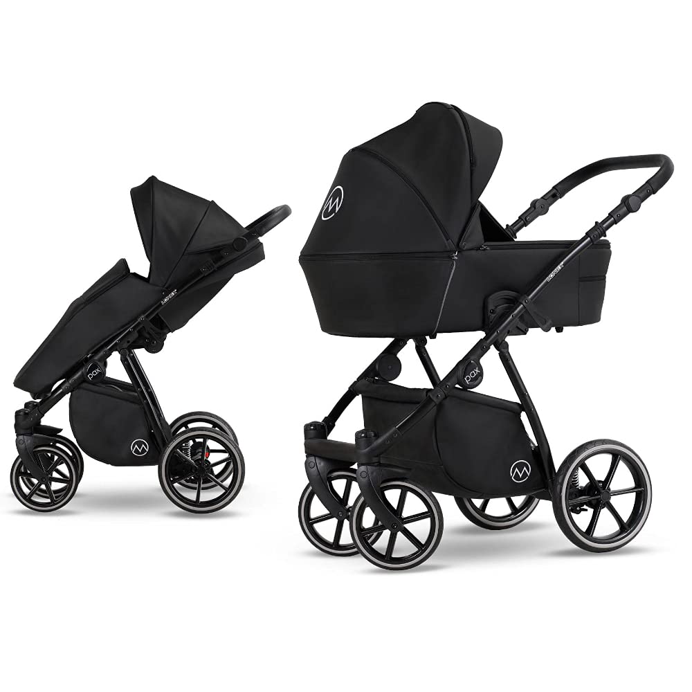 Pax by SaintBaby Night Live E01 3-in-1 Pram up to 22 kg Buggy Car Seat Selection 12 Colours with Baby Car Seat