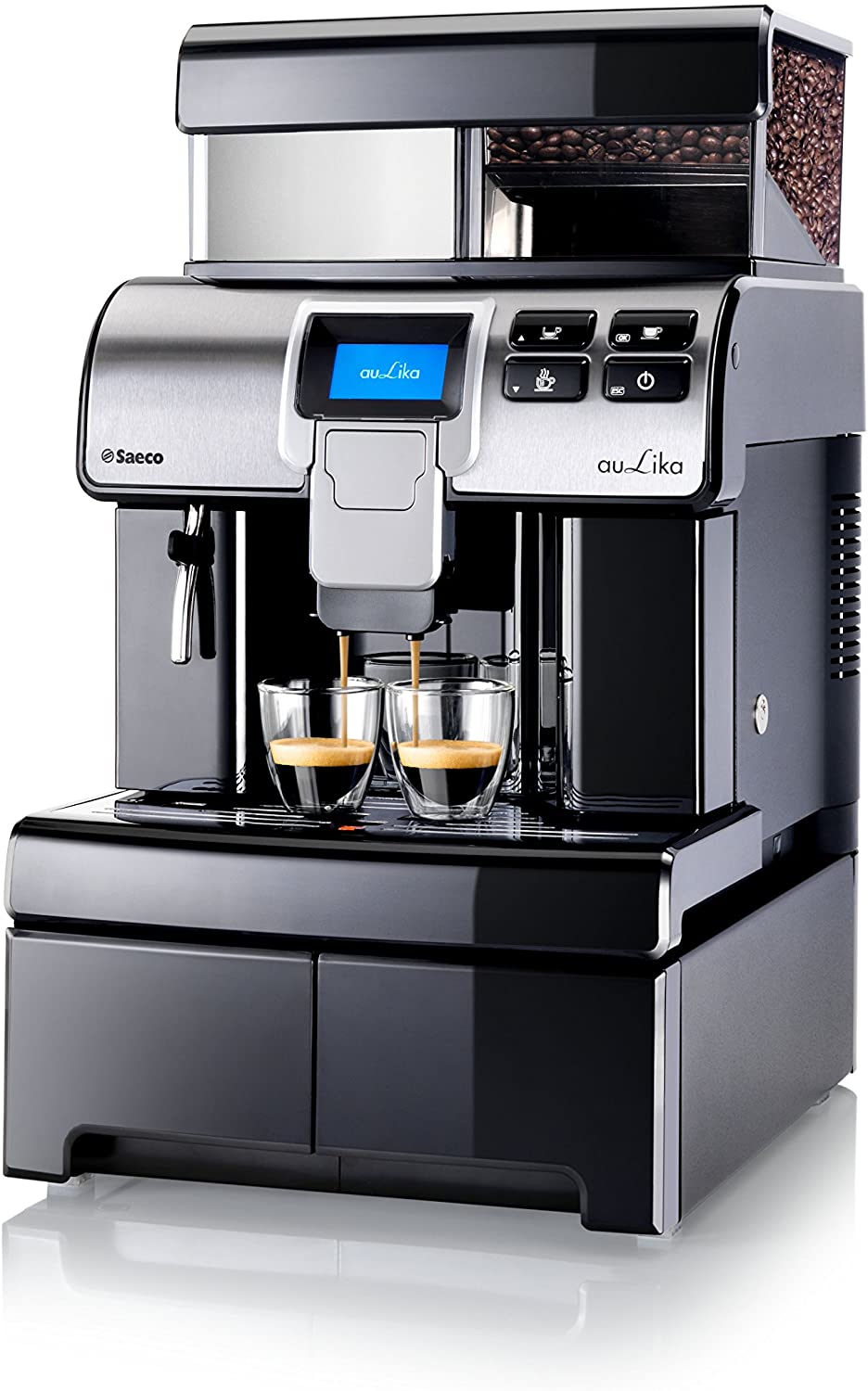 Saeco Aulika Office EVO 10005233 Fully Automatic Coffee Machine, Plastic, 4 Litres, Black