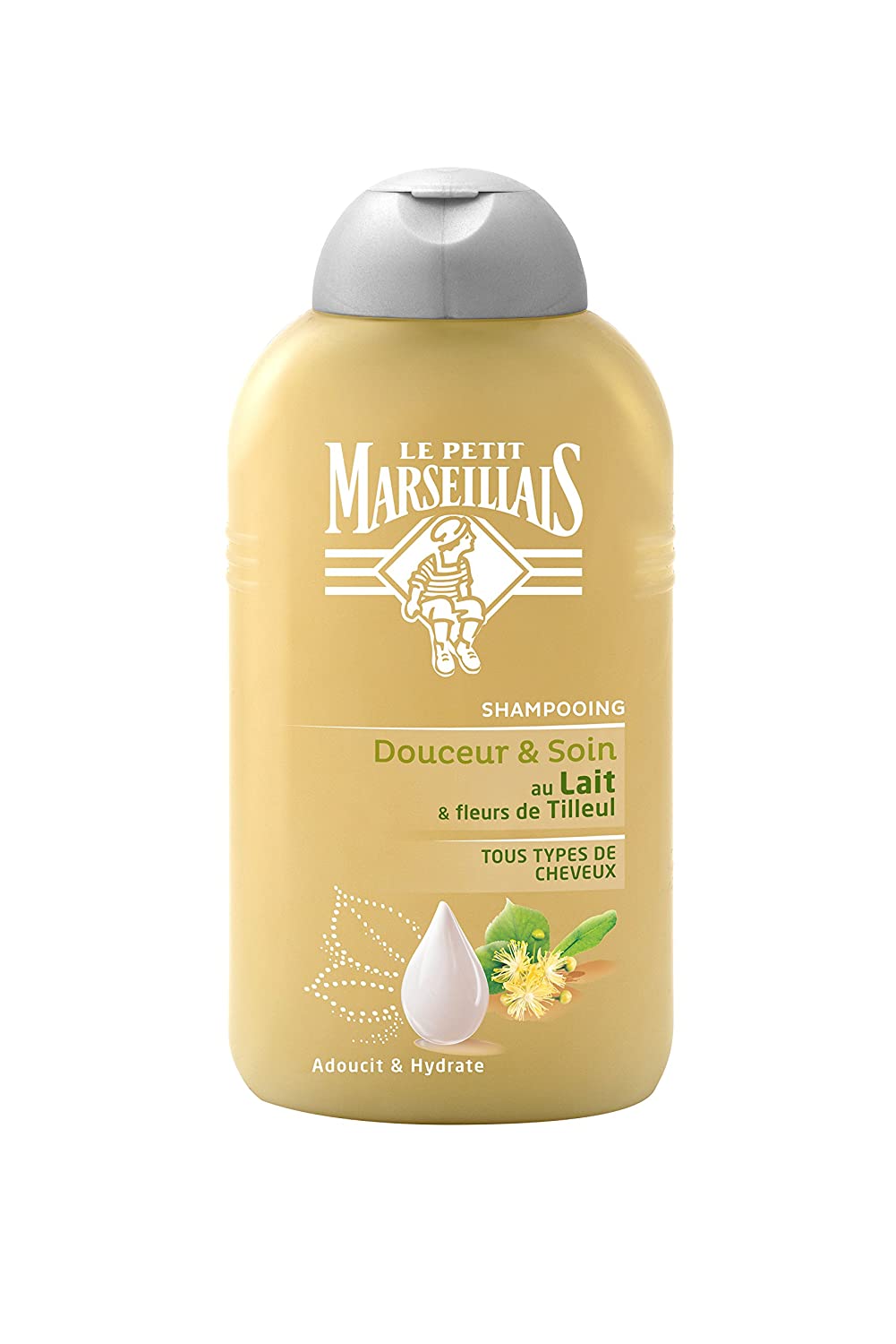 Le Petit Marseillais Shampooing Douceur et soin Mait Tilleul – 250 ml