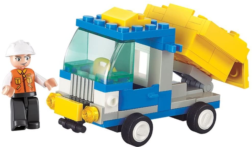 Sluban Garbage Truck Construction Bricks Set (65-Piece)