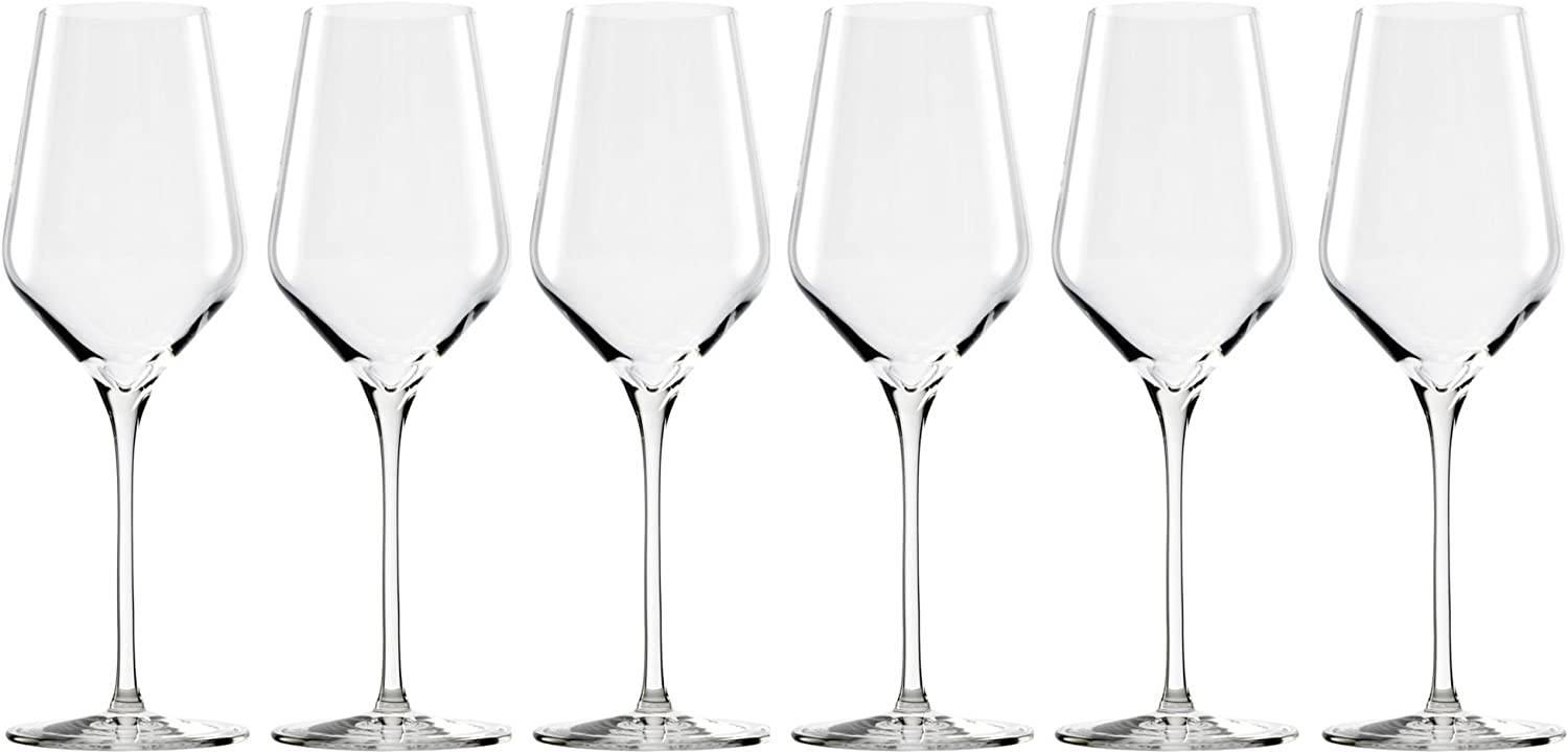 Stölzle White Wine Glass, Set of 6 Wine Glass Goblet in Original Box