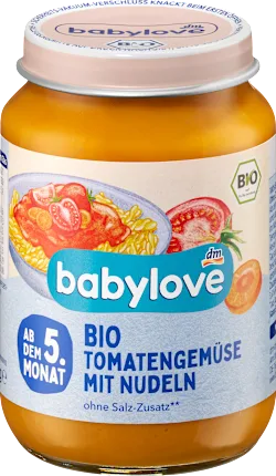 Menu tomato vegetables with pasta from 5 months, 190 g