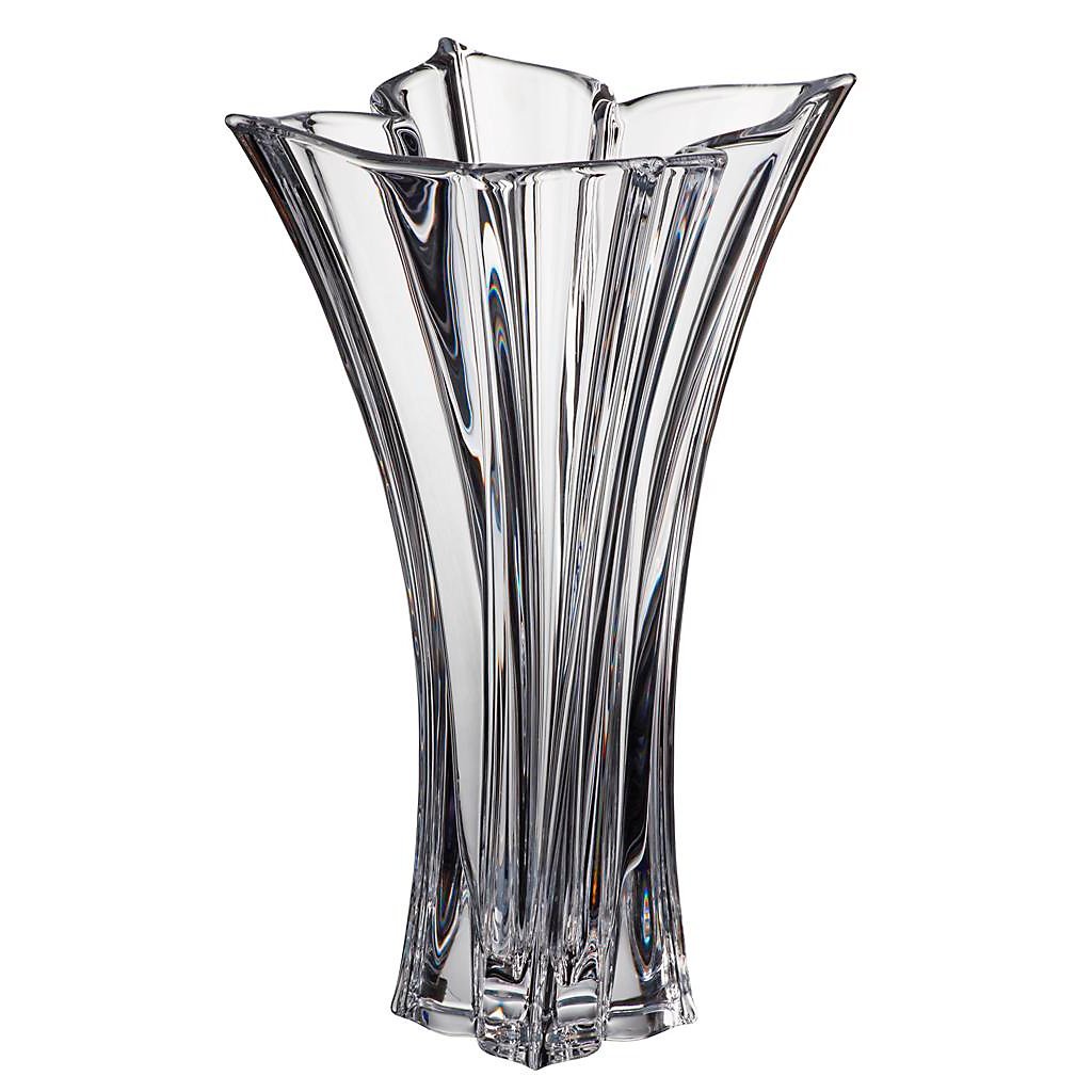 CRISTALICA Crist Alica Flower Vase, Glass Vase Floral Bouquet Vase, Clear/Clear, 10 Cm