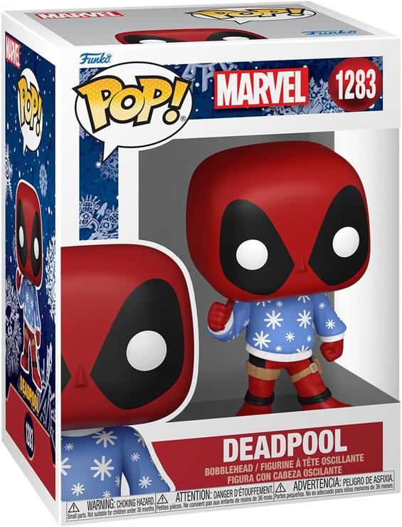Funko Pop! Marvel: Holiday - Deadpool - (SWTR) - Vinyl Collectible Figure - Gift Idea - Official Merchandise - Toys For Children and Adults - Movies Fans - Model Figure For Collectors