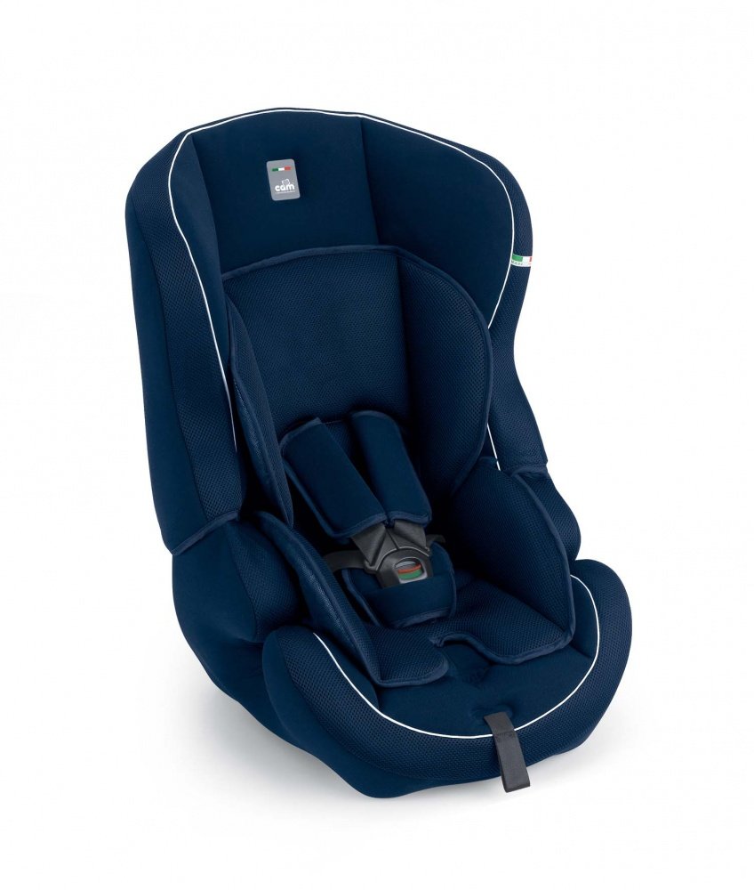 Travel Evolution Child Seat (9-36 kg) Blue/White Stitching Design