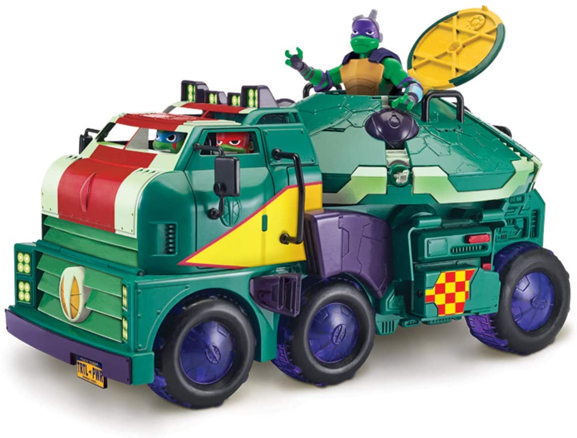 Teenage Mutant Ninja Turtles TUAB6000 The Rise Turtle Tank Playset, Multi-C