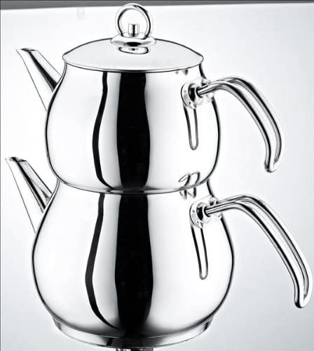 Schillerbach Schiller Bach Set Mini Turkish Teapot Cooking Set Stainless Steel 18/10
