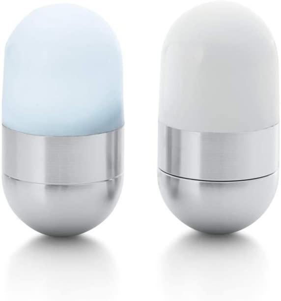 PHILIPPI - design en détail Philippi Pill Touchlicht LED Aluminium, brushed, 7 CM (H)