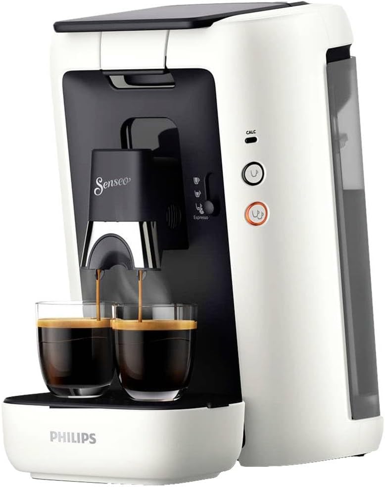 Philips Senseo Maestro STAR Coffee Pod Machine - Intense Plus Technology, Perfect Espresso Quality, 1.2 L Water Tank, Environmentally Friendly Design, Memo Function, Descaling Indicator (CSA260/10)