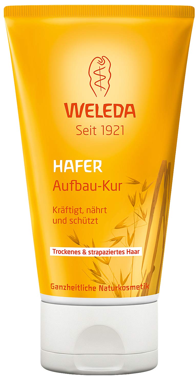 WELEDA Organic oat restoration treatment, intensive hair care for damaged and dry hair, which strengthens, nourishes and protects the hair (1 x 150 ml)