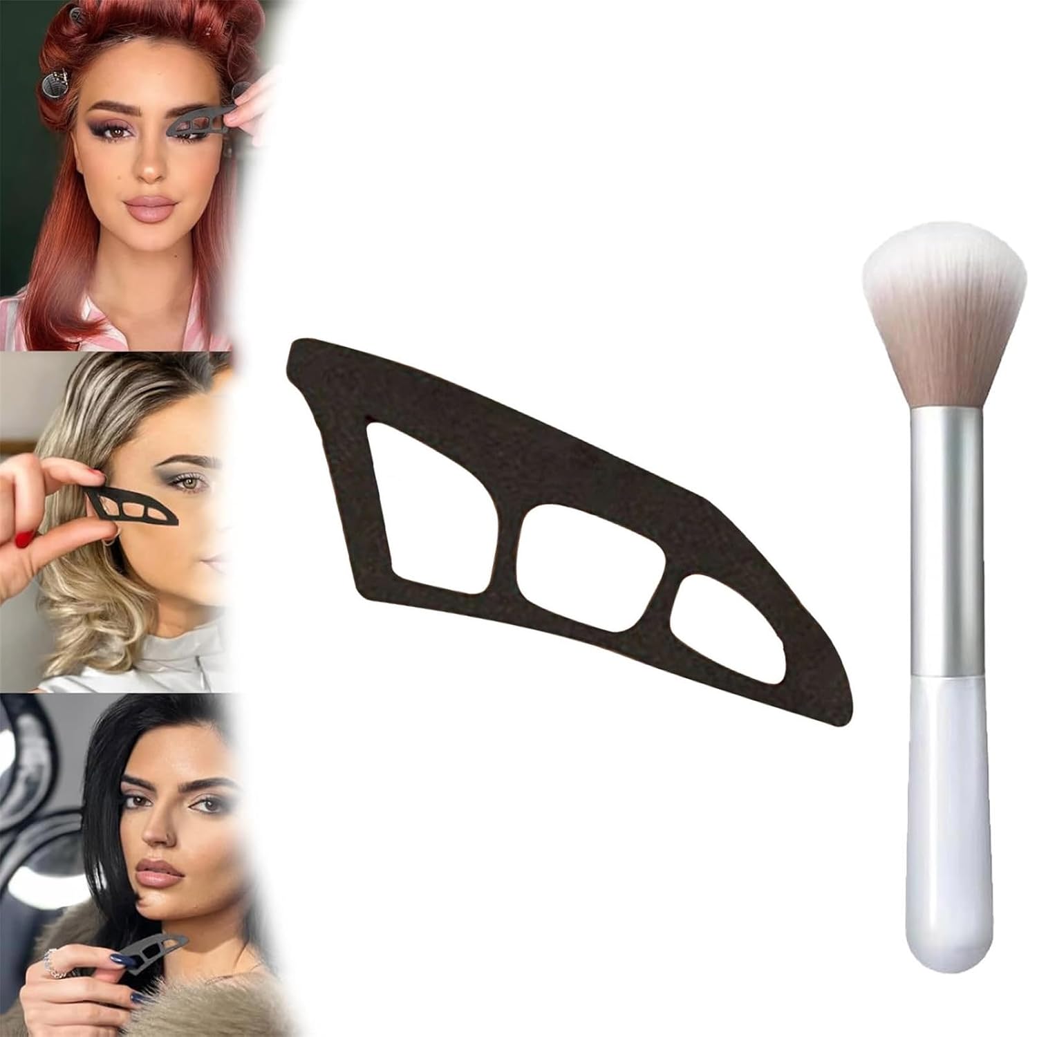 Eyeliner Stencil Eyeshadow Assistant Eyeshadow Tool Makeup Tool for Eyeshadow, Eyeshadow Eyeliner Template for Women Eyeshadow Stencils for Eyess Women\'s Makeup Tools